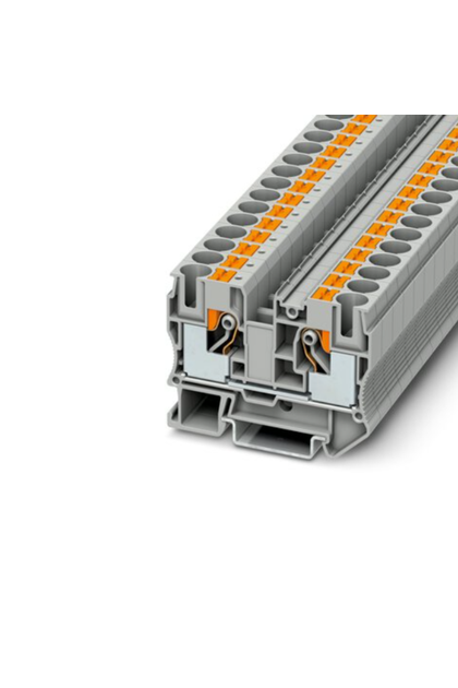 Borne Push-in 4mm Cinza Phoenix Contact – Conexão Rápida e Segura