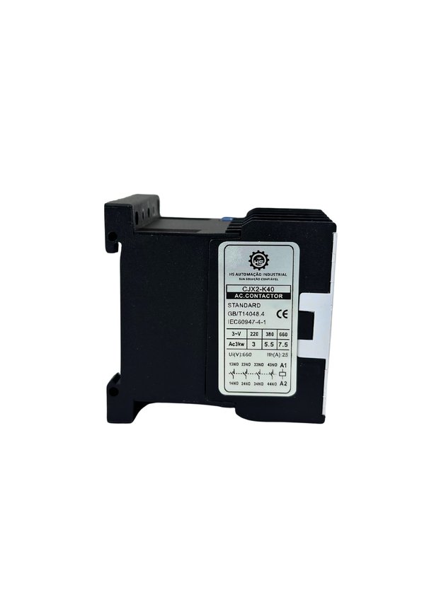 Mini Contator Auxiliar 220V 4NA HS CJX2-K40-220