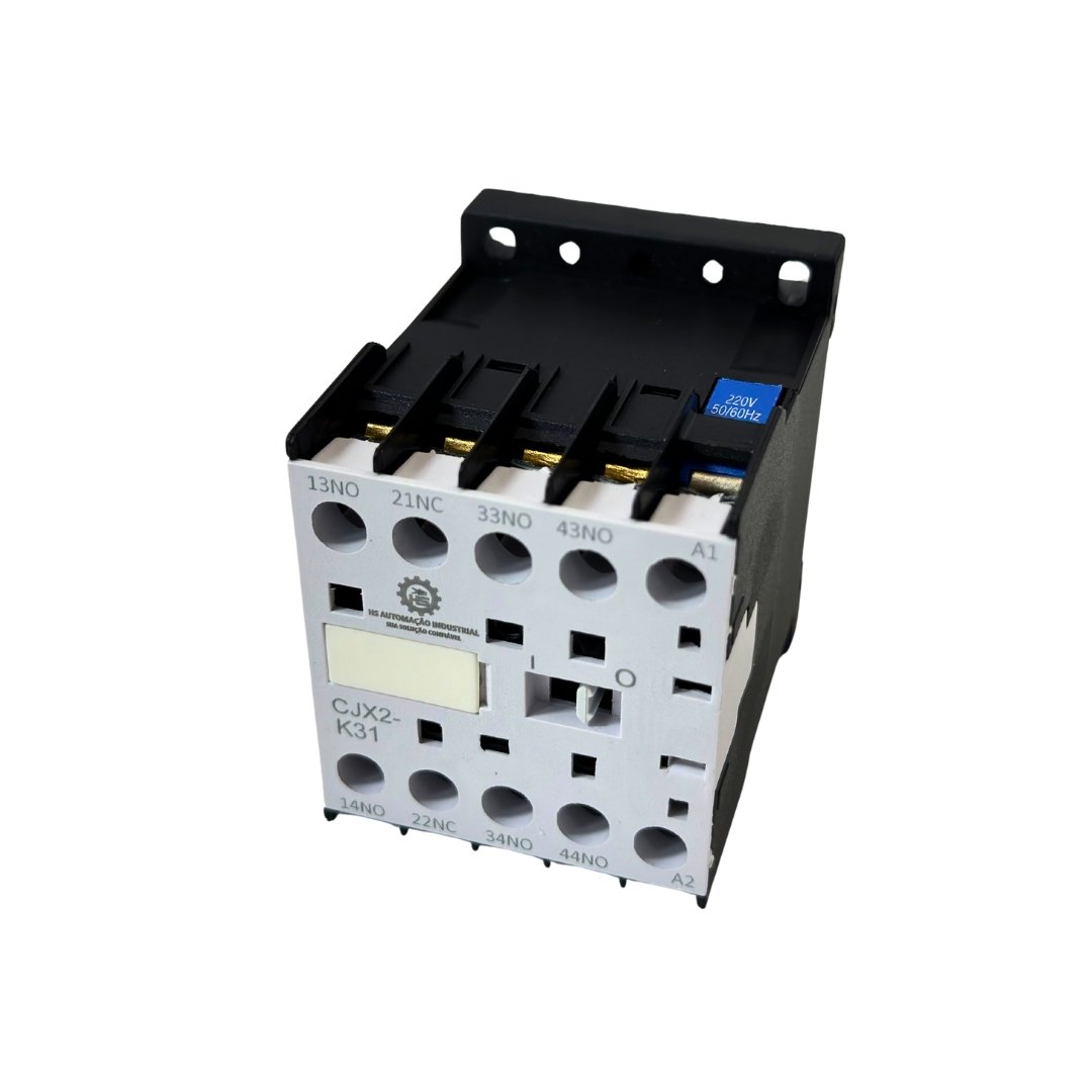 Mini Contator Auxiliar HS CJX2-K31-220 3NA+1NF 220V
